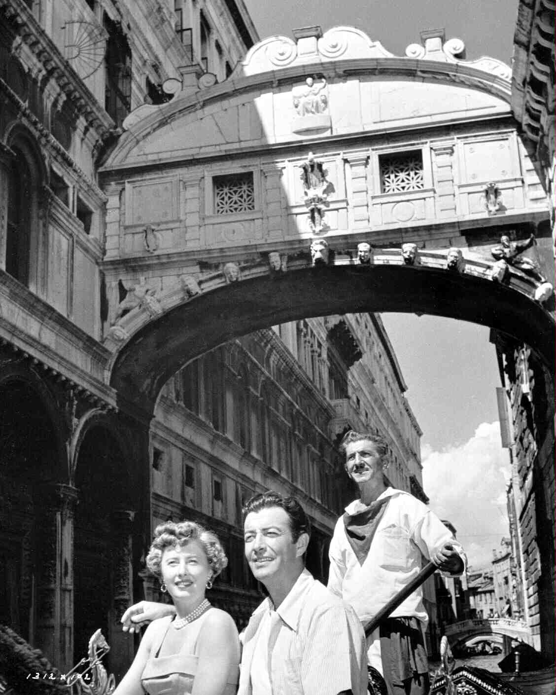 Taylor and Stanwyck in Italy, 1950 | Robert Taylor Actor