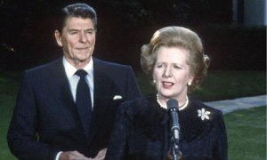 Many American politicians have saluted Margaret Thatcher's relationship with Ronald Reagan